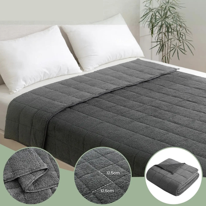 Cocon Léger Couverture Lestée en Polaire Corail