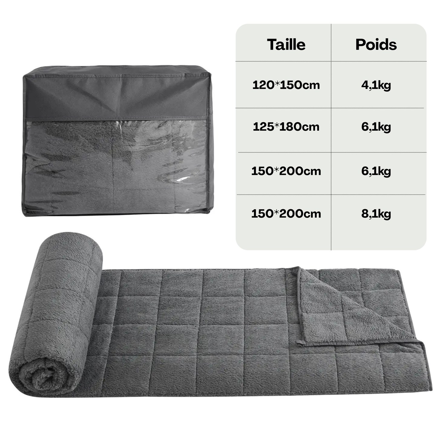 Cocon Léger Couverture Lestée en Polaire Corail