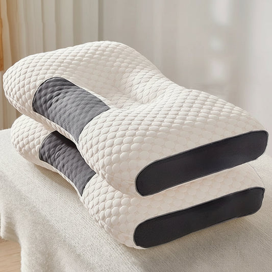 Oreiller orthopédique Cervical | soutien nuque et dos | oreiller ergonomique détente musculaire | coussin mémoire de forme massage léger | sommeil confortable | adulte | cocon lege